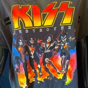 KISS destroyer band tee